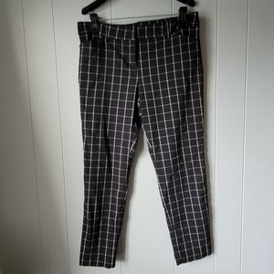 Womens Wearever grid plaid pants